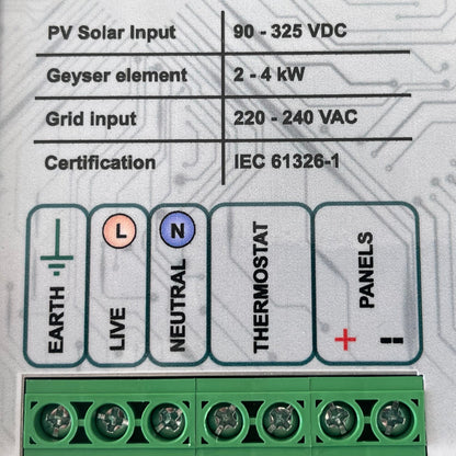 Geysertech Pi2R iX SMART geyser solar controller combo (without WiFi)