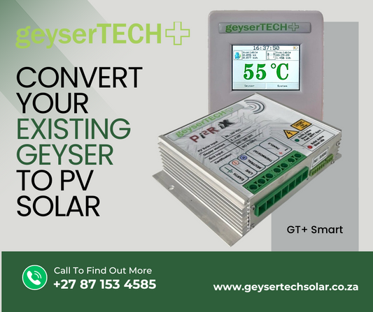 Geysertech Pi2R iX SMART geyser solar controller combo (without WiFi)