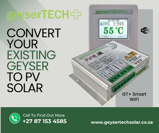 Geysertech Pi2R iX SMART geyser solar controller combo (WiFi)