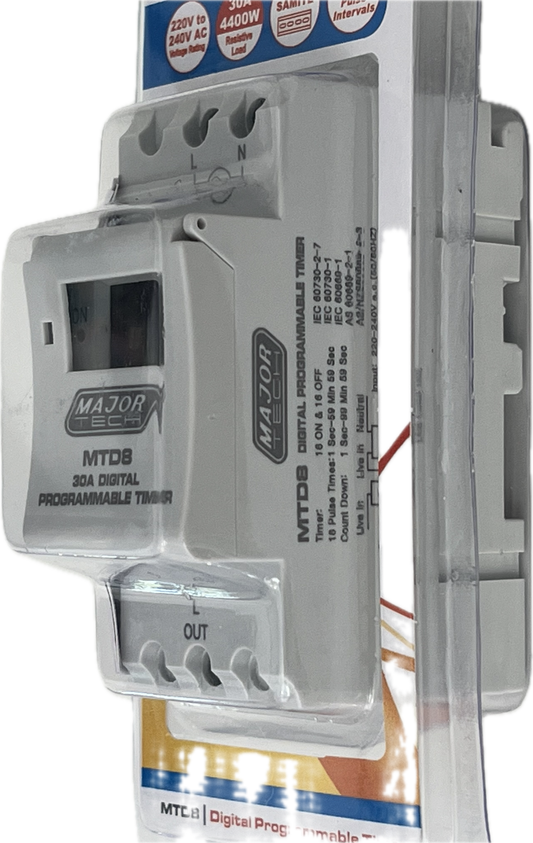 MajorTech Digital Geyser Timer