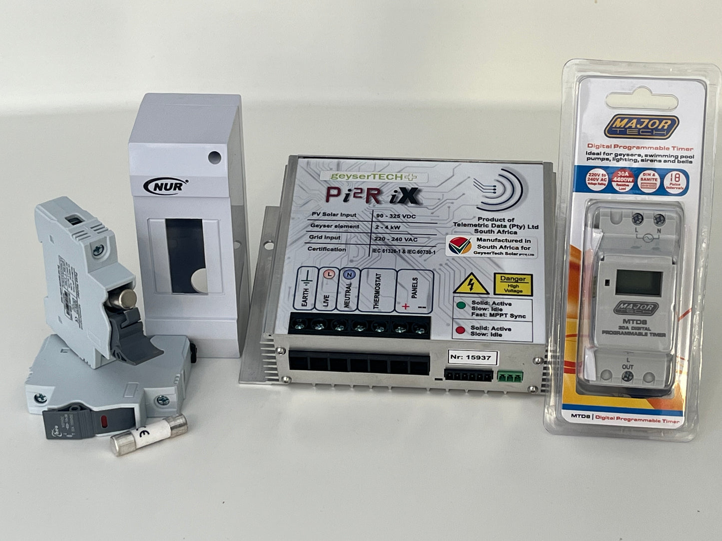 Geysertech Pi2R iX geyser solar controller plus kit