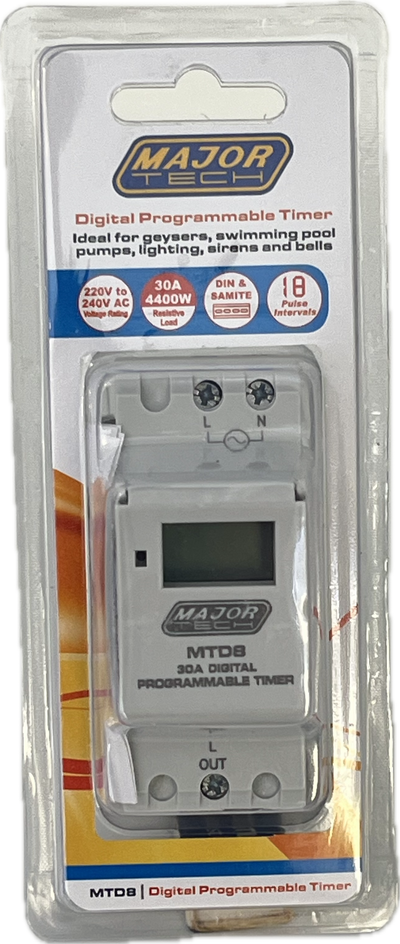 MajorTech Digital Programmable Timer